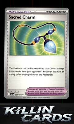 Sacred Charm - 093/094 093/094 Pokemon Uncommon ME02: Phantasmal Flames Card NM