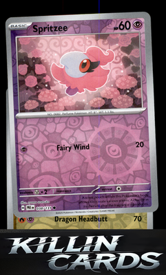 Reverse Holofoil Spritzee 038/131 Pokemon Common SV: Prismatic Evolutions Card N