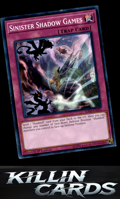 1st Edition Sinister Shadow Games SDSH-EN035 YuGiOh Common Structure Deck: Shadd