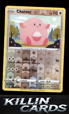 Reverse Holofoil Chansey 202/264 Pokemon Common SWSH08: Fusion Strike Card NM