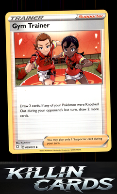 Gym Trainer 059/072 Pokemon Uncommon Shining Fates Card NM
