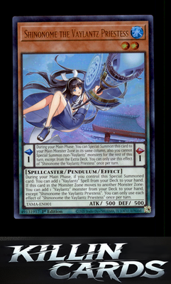 1st Edition Shinonome the Vaylantz Priestess TAMA-EN001 YuGiOh Ultra Rare Tactic