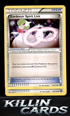 Gardevoir Spirit Link 101/114 Pokemon Uncommon XY - Steam Siege Card LP