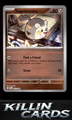 Reverse Holofoil Togedemaru - 073/094 073/094 Pokemon Common ME02: Phantasmal Fl