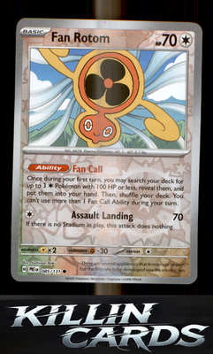 Fan Rotom 085/131 Pokemon Common SV: Prismatic Evolutions Card NM