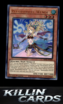 1st Edition Reeshaddoll Wendi MP21-EN244 YuGiOh Ultra Rare 2021 Tin of Ancient B