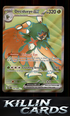 Decidueye ex - 100/088 100/088 Pokemon Ultra Rare ME03: Perfect Order Card NM