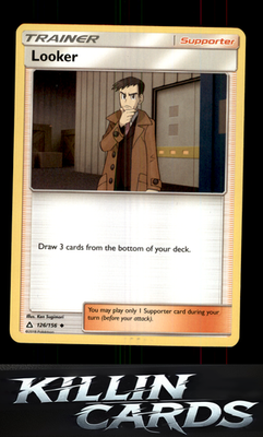 Looker 126/156 Pokemon Uncommon SM - Ultra Prism Card LP