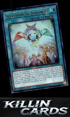 1st Edition Spellbook of Judgment (UR) RA01-EN054 YuGiOh Ultra Rare 25th Anniver