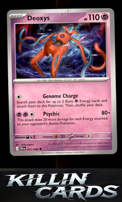 Deoxys - 031/086 031/086 Pokemon Uncommon ME04: Chaos Rising Card NM