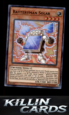 Batteryman Solar OP10-EN005 YuGiOh Super Rare OTS Tournament Pack 10 Card NM