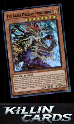1st Edition The Abyss Dragon Swordsoul PHHY-EN005 YuGiOh Super Rare Photon Hyper
