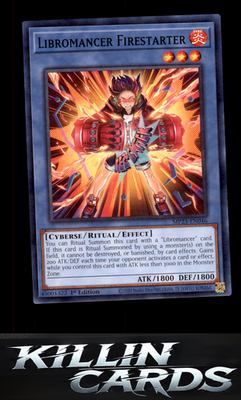 1st Edition Libromancer Firestarter MP23-EN046 YuGiOh Common 25th Anniversary Ti