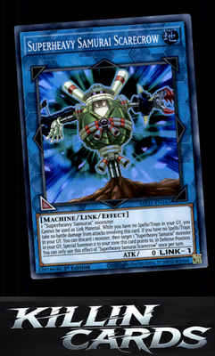 1st Edition Superheavy Samurai Scarecrow MP21-EN165 YuGiOh Super Rare 2021 Tin o