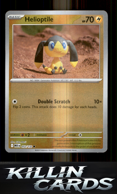 Reverse Holofoil Helioptile - 052/132 052/132 Pokemon Common ME01: Mega Evolutio