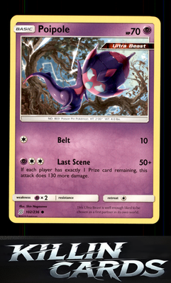 Poipole 102/236 Pokemon Common SM - Unified Minds Card NM