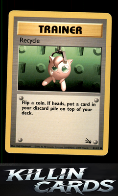 Recycle 61/62 Pokemon Common Fossil Card LP