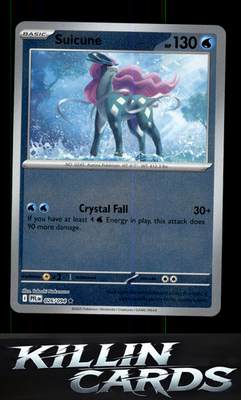 Reverse Holofoil Suicune 026/094 Pokemon Rare ME02: Phantasmal Flames Card NM