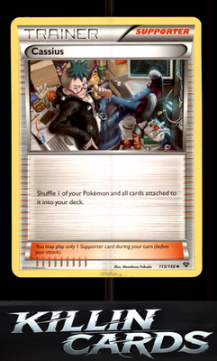 Cassius 115/146 Pokemon Uncommon XY Base Set Card LP