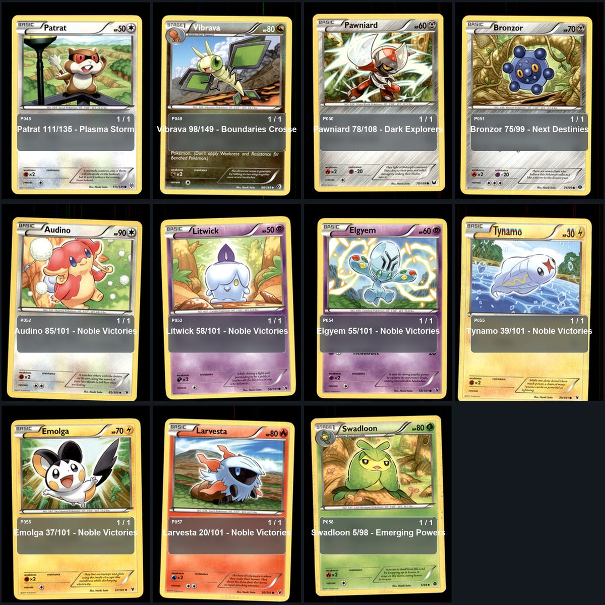 Pokemon TCG Naoki Saito Artist Collection 58 Cards Lot
