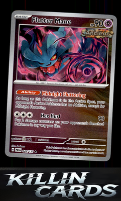 Reverse Holofoil Flutter Mane 043/131 Pokemon Rare SV: Prismatic Evolutions Card
