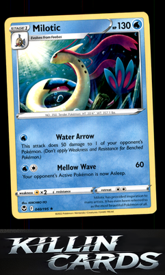 Milotic 040/195 Pokemon Rare SWSH12: Silver Tempest Card NM
