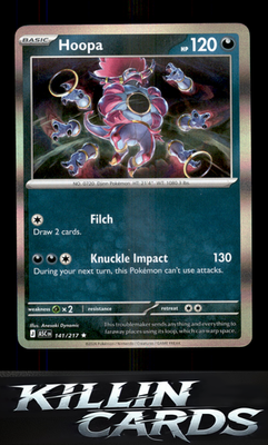 Hoopa 141/217 Pokemon Rare ME: Ascended Heroes Card NM