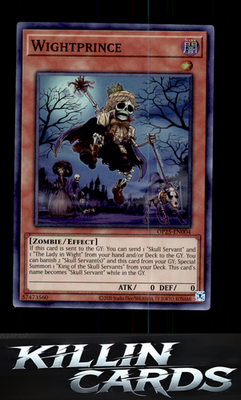 Wightprince OP25-EN004 YuGiOh Super Rare OTS Tournament Pack 25 Card NM