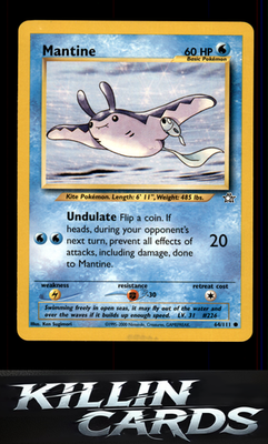 Mantine 064/111 Pokemon Common Neo Genesis Card LP