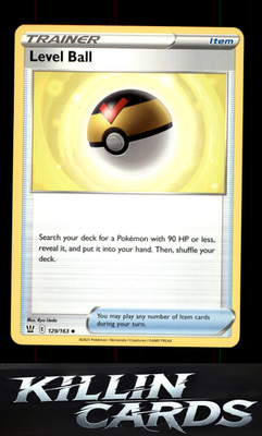 Level Ball 129/163 Pokemon Uncommon SWSH05: Battle Styles Card NM