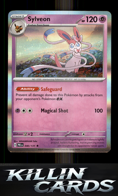 Sylveon 040/131 Pokemon Rare SV: Prismatic Evolutions Card NM