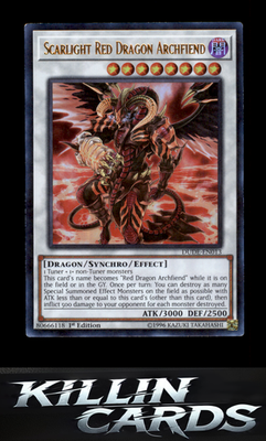 Scarlight Red Dragon Archfiend DUDE-EN013 YuGiOh Ultra Rare Duel Devastator Card