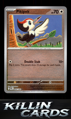 Reverse Holofoil Pikipek 066/084 Pokemon Common ME05: Pitch Black Card NM