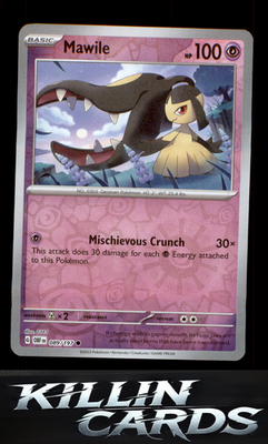 Reverse Holofoil Mawile - 089/197 089/197 Pokemon Common SV03: Obsidian Flames C