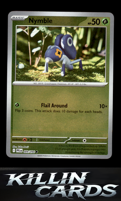 Reverse Holofoil Nymble - 009/094 009/094 Pokemon Common ME02: Phantasmal Flames