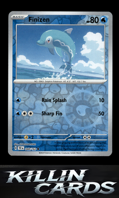 Reverse Holofoil Finizen 048/162 Pokemon Common SV05: Temporal Forces Card NM