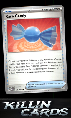 Rare Candy - 125/132 125/132 Pokemon Common ME01: Mega Evolution Card NM