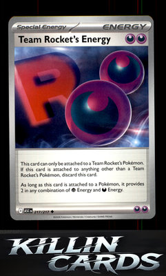 Team Rocket's Energy 217/217 Pokemon Uncommon ME: Ascended Heroes Card NM