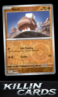 Reverse Holofoil Nacli - 121/193 121/193 Pokemon Common SV02: Paldea Evolved Car