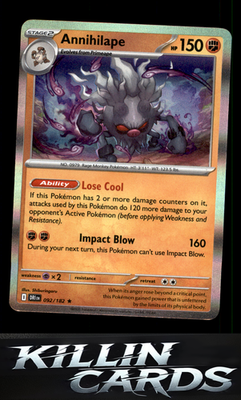 Annihilape 092/182 Pokemon Rare SV10: Destined Rivals Card NM