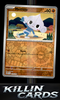 Reverse Holofoil Meditite - 110/198 110/198 Pokemon Common SV01: Scarlet & Viole