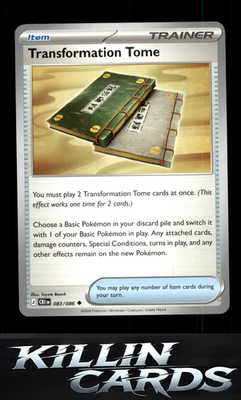 Transformation Tome 083/086 Pokemon Uncommon ME04: Chaos Rising Card NM