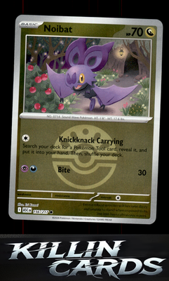Reverse Holofoil Noibat (Friend Ball) 156/217 Pokemon Common ME: Ascended Heroes