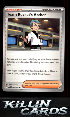 Team Rocket's Archer - 170/182 170/182 Pokemon Uncommon SV10: Destined Rivals Ca