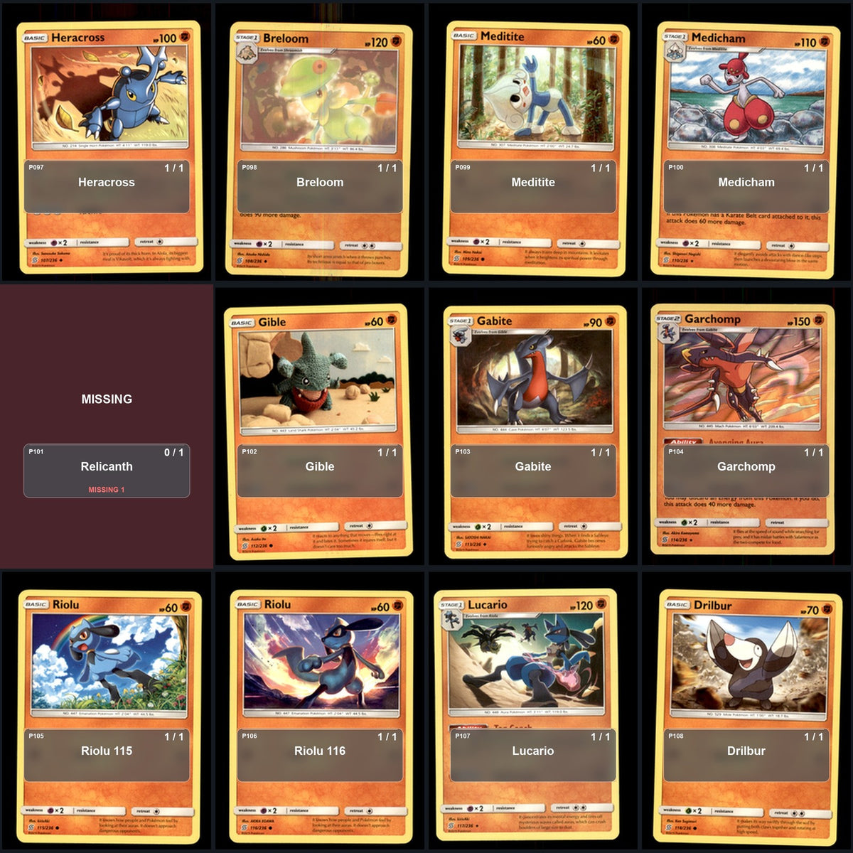 Pokemon TCG SM - Unified Minds C/UC/R Standard Set 151 Cards