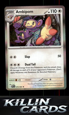 Ambipom - 079/094 079/094 Pokemon Rare ME02: Phantasmal Flames Card NM