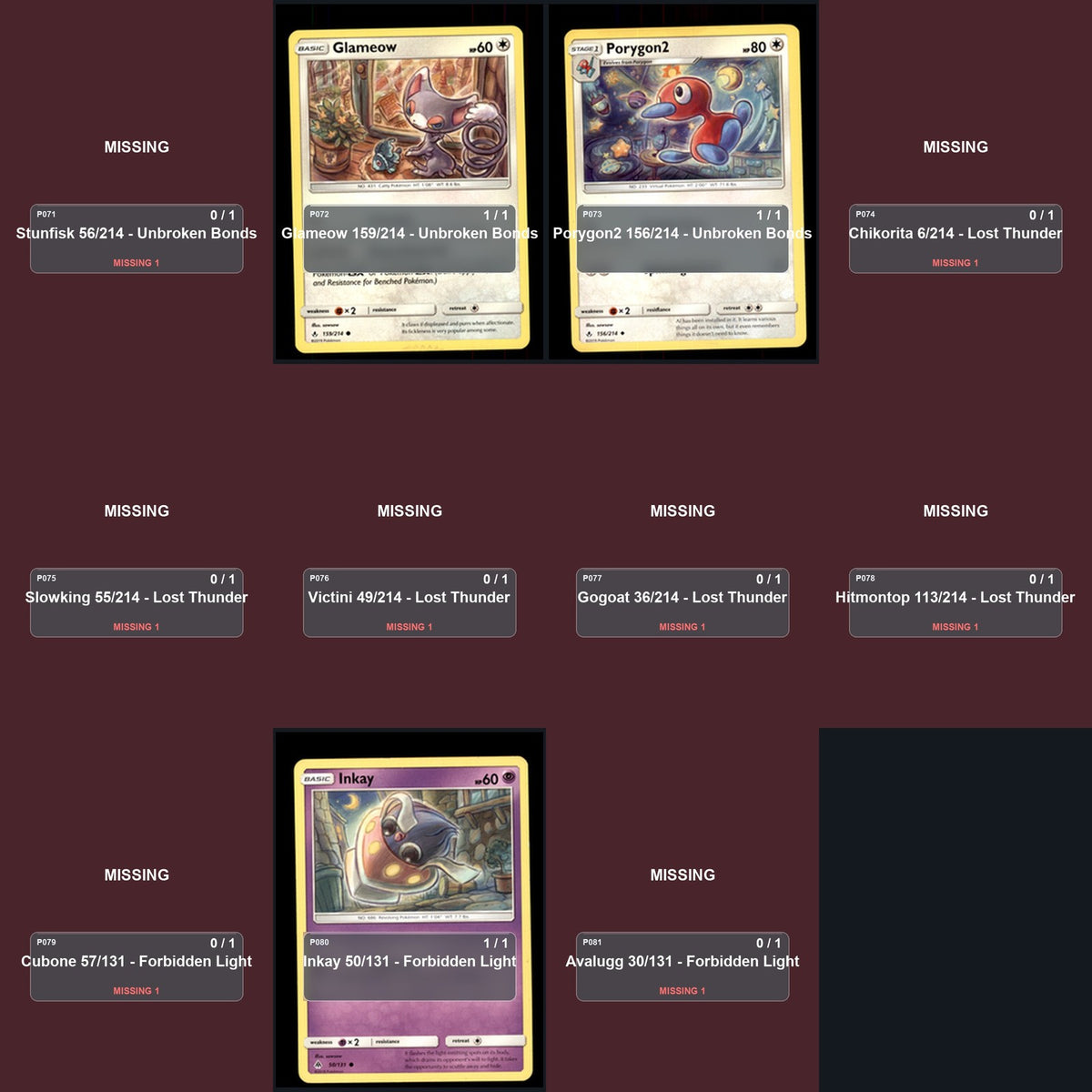 Pokemon TCG sowsow Artist Collection 55 Cards Lot