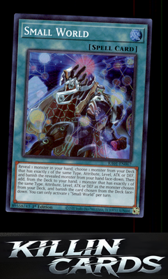 1st Edition Small World RA01-EN067 YuGiOh Super Rare 25th Anniversary Rarity Col