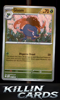 Reverse Holofoil Gloom 002/094 Pokemon Common ME02: Phantasmal Flames Card NM