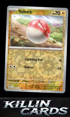 Reverse Holofoil Voltorb 066/193 Pokemon Common SV02: Paldea Evolved Card NM